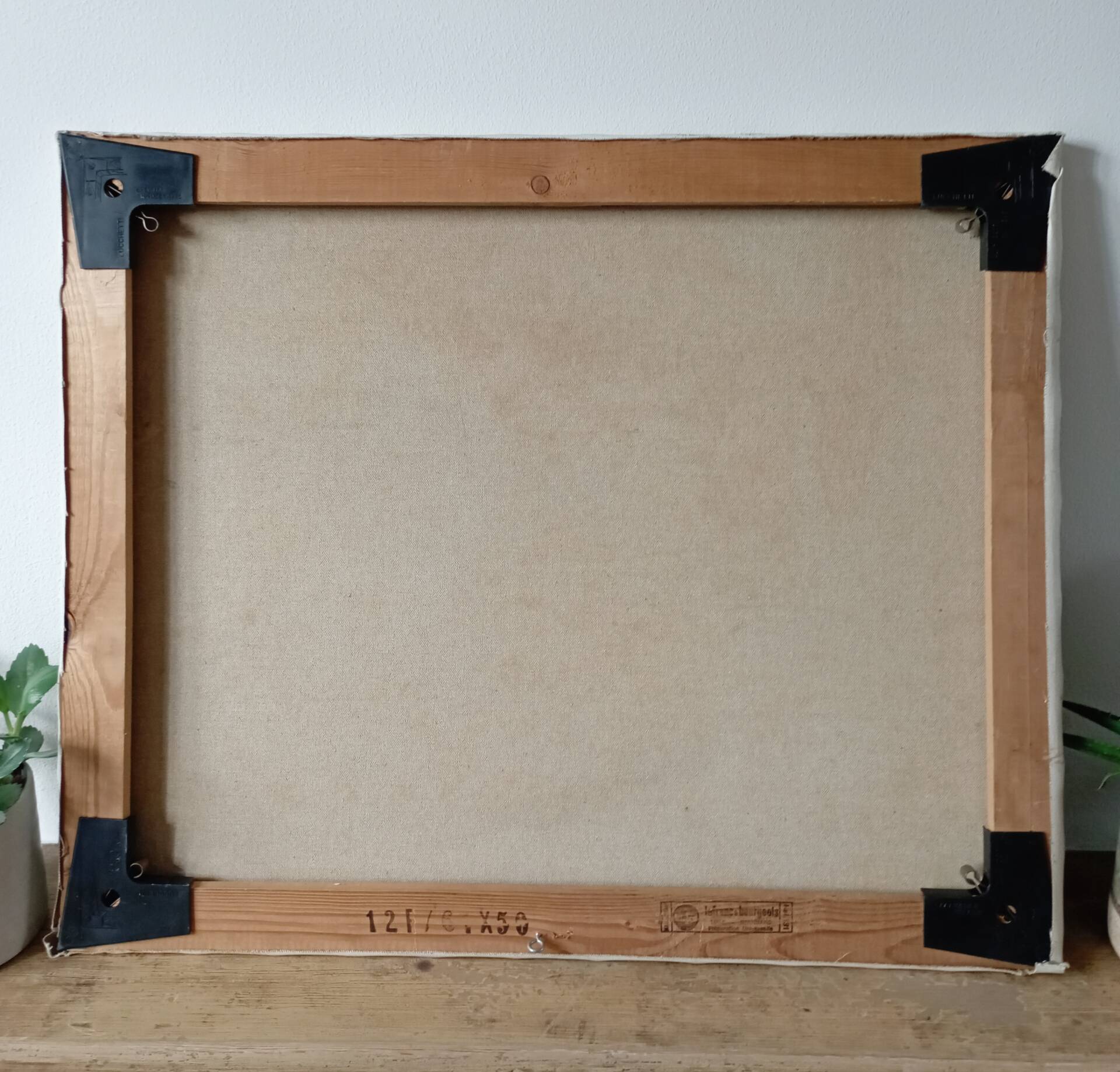 Vintage canvas painting after Childe Hassam