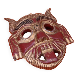 Barong hanging mask (Bali) Carved wood