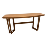 Folding wooden table / console