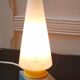 Plastic and glass bedside lamp from the 50s/60s