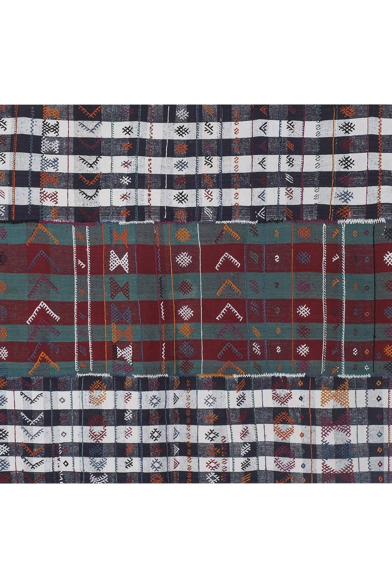 Vintage Turkish kilim, handwoven, 149x263 cm.