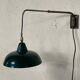 Small wall lamp with extendable arm, 1940s-1950s.