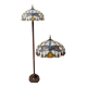 Round Tiffany floor lamp Art Deco