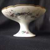 Service - dessert porcelain limoges Haviland H-c decoration flowers birds