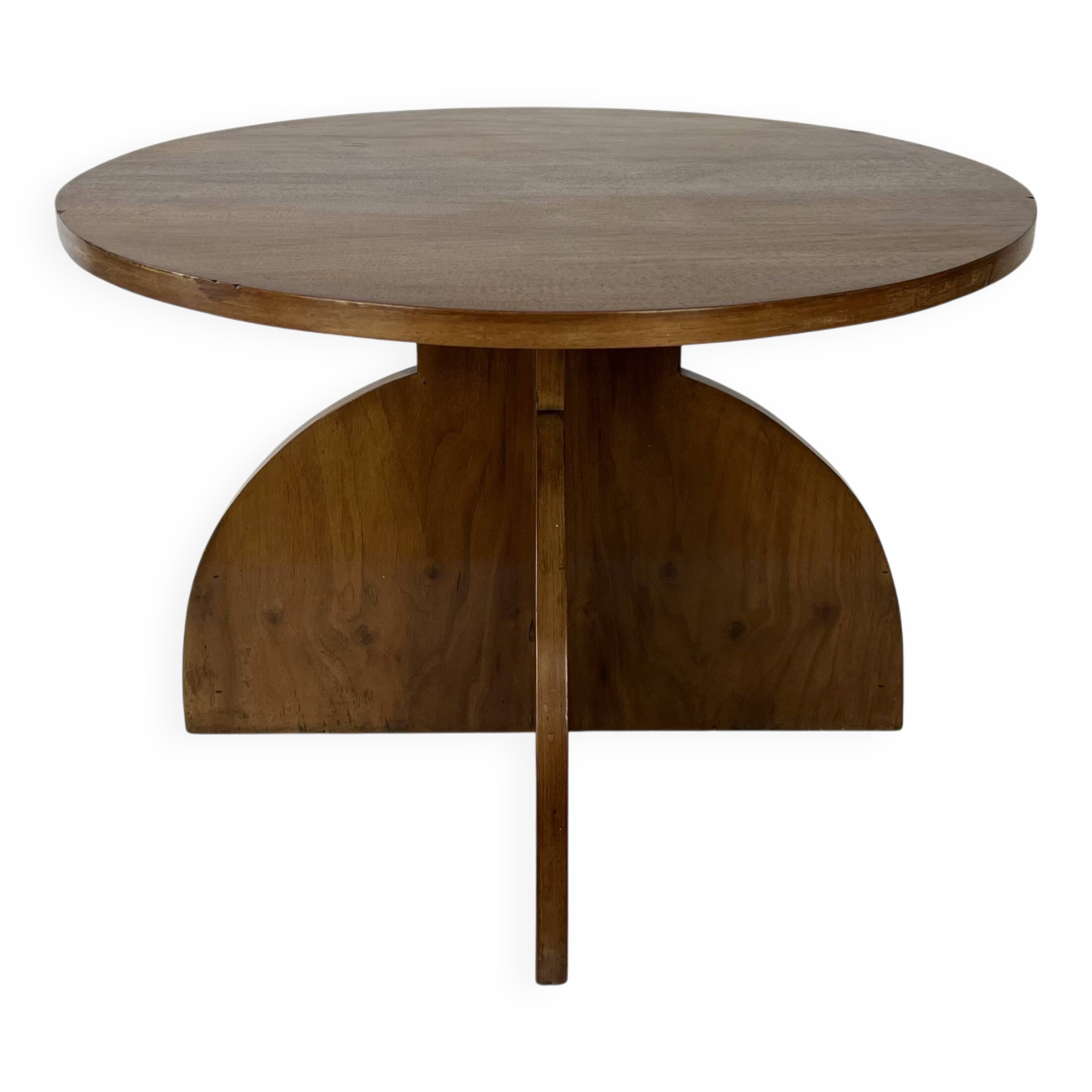 Modernist / Art Deco walnut occasional side table, circa 1930-50