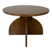 Table d'appoint en noyer moderniste / Art Déco, vers 1930-1950