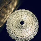 Antique luminaire glass and bronze house lucien gau