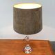 Mid-century German Tiffany glass table lamp by Ingo Maurer, 1960s.