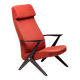 Fauteuil Bengt Ruda, Triva, hêtre laqué noir, 1950