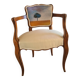 Louis XV style armchair with armrests