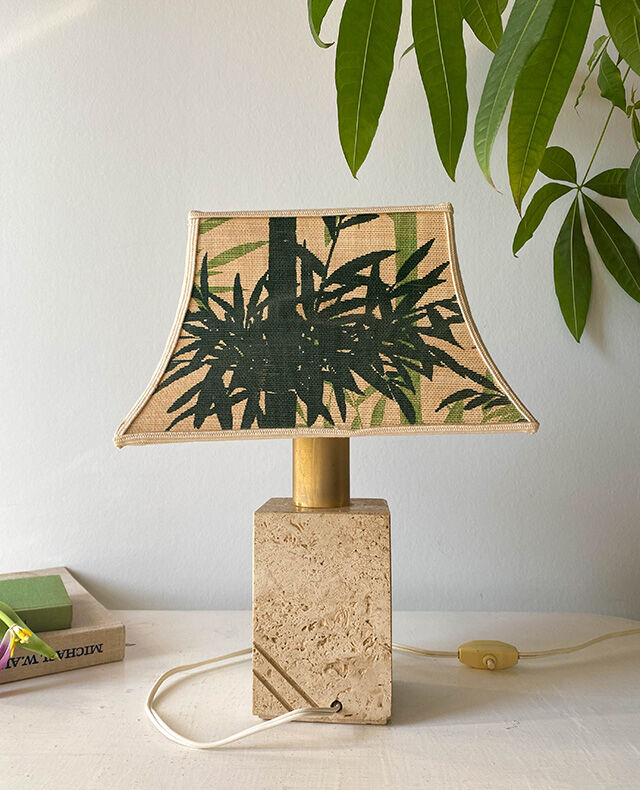 Lampe en travertin Cerri Nestore