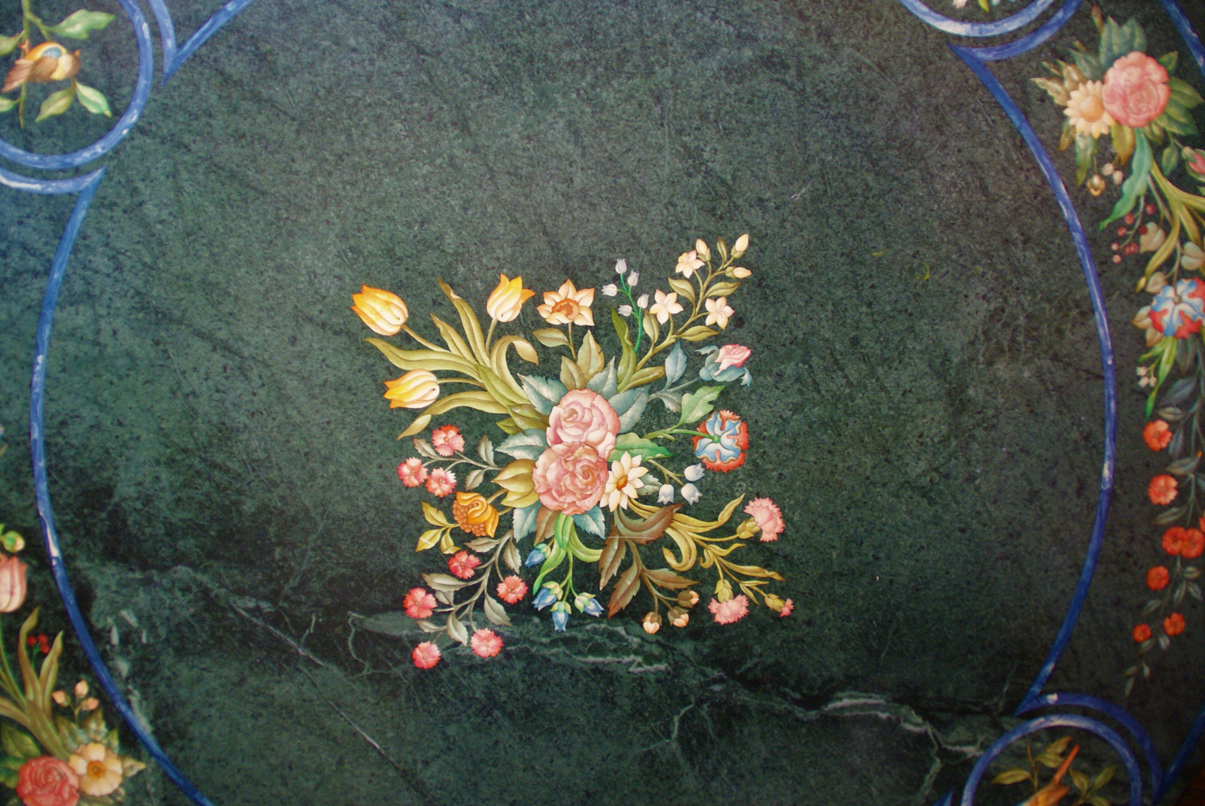 Great Italian table Scagliola