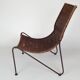 Pair of "Mombasa" rattan and steel armchairs by Pier One