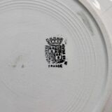 6 assiettes à dessert vintage – Faïence d’Onnaing