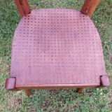 5 wooden bistro chairs