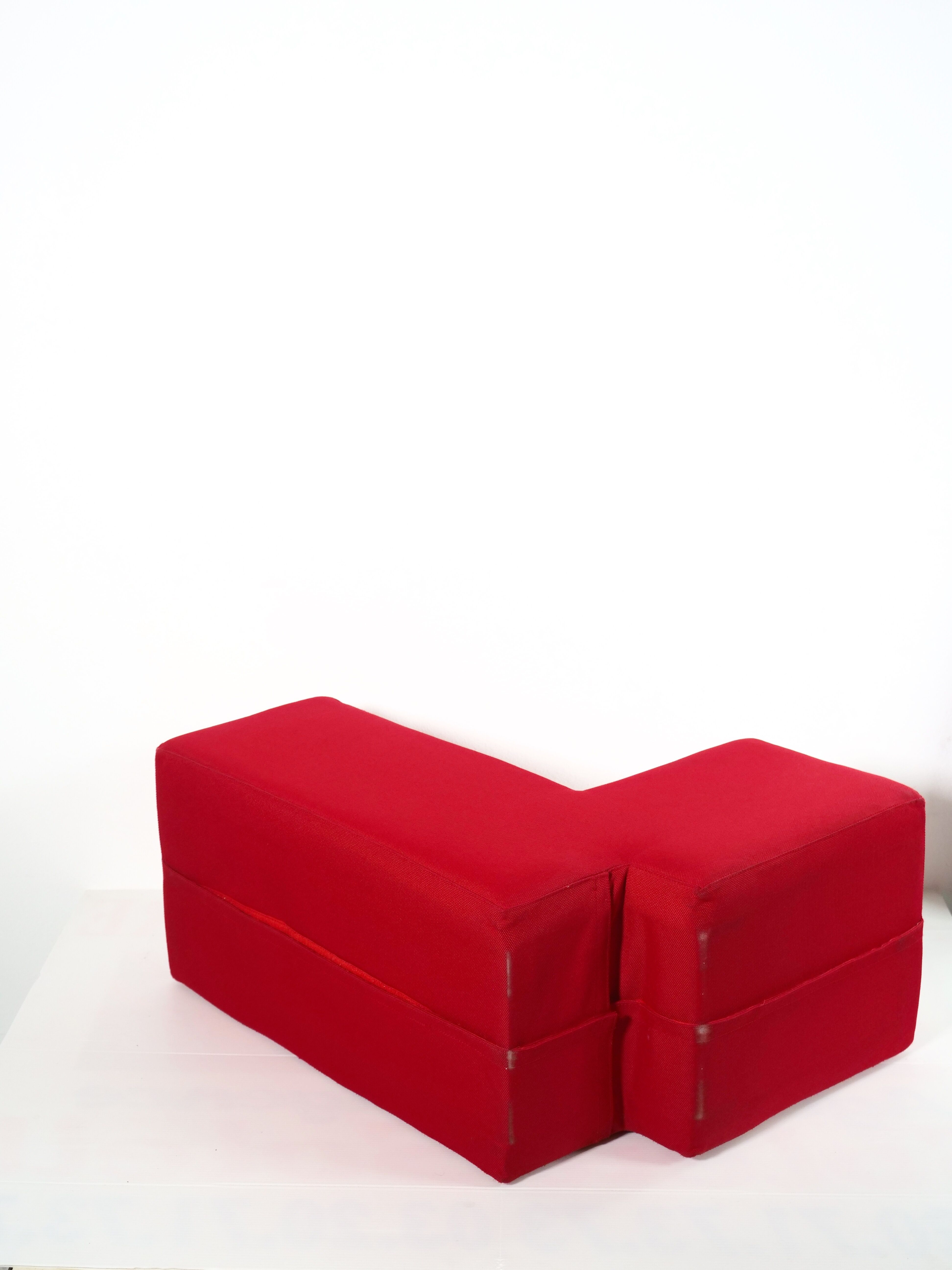 Pouf modulable style tetris