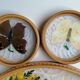 Butterfly rattan tray and coaster
