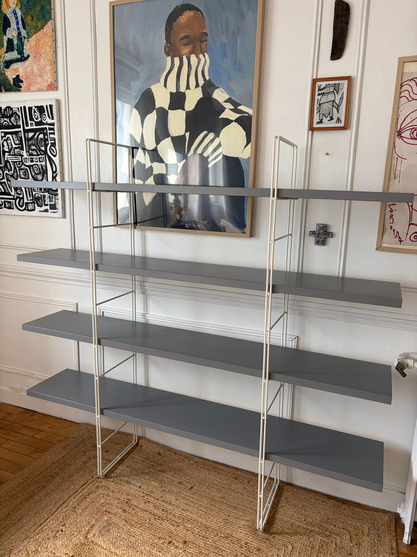 Enetri Library IKEA vintage grey 1990