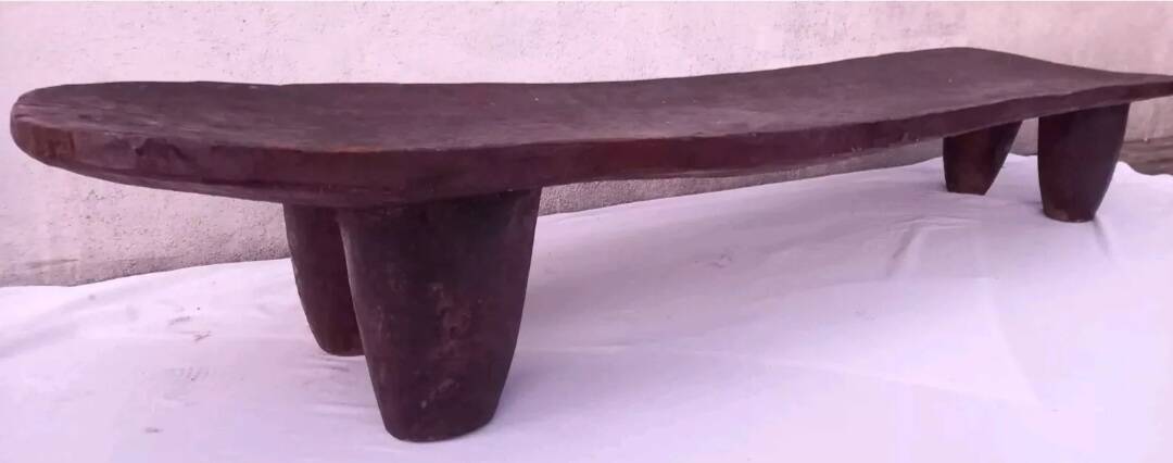Rare lit en bois Senoufo 220cm Cote d'Ivoire art africain ethnic