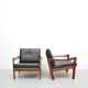 Fauteuils par Illum Wikkelsø pour Niels Eilersen, années 1950, ensemble de 2