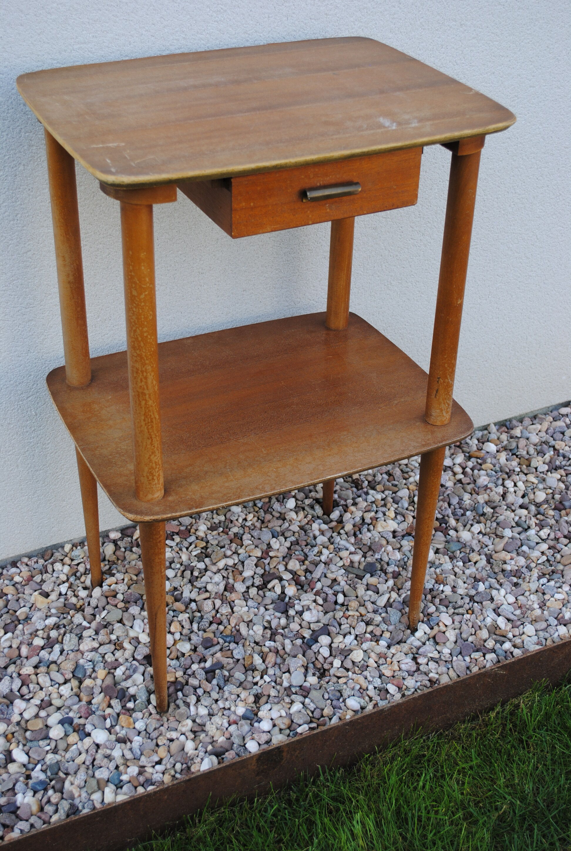 Desserte bois vintage