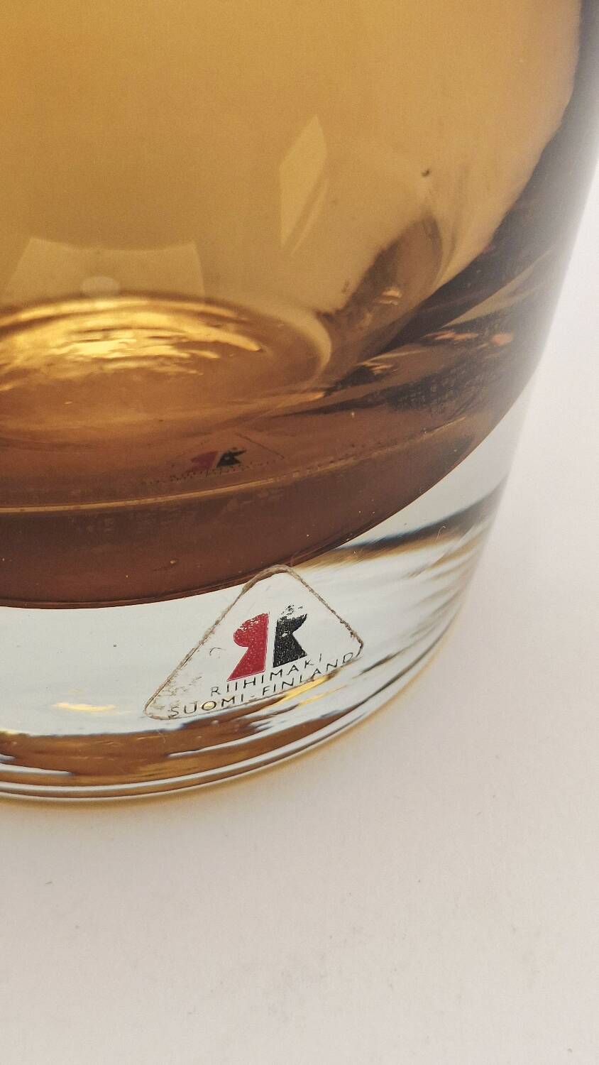 60s Glass Vase by Tamara Aladin