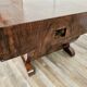 Art Decò dining table in walnut burl, 1940