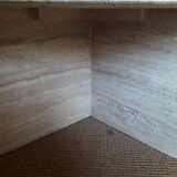 Travertine coffee table