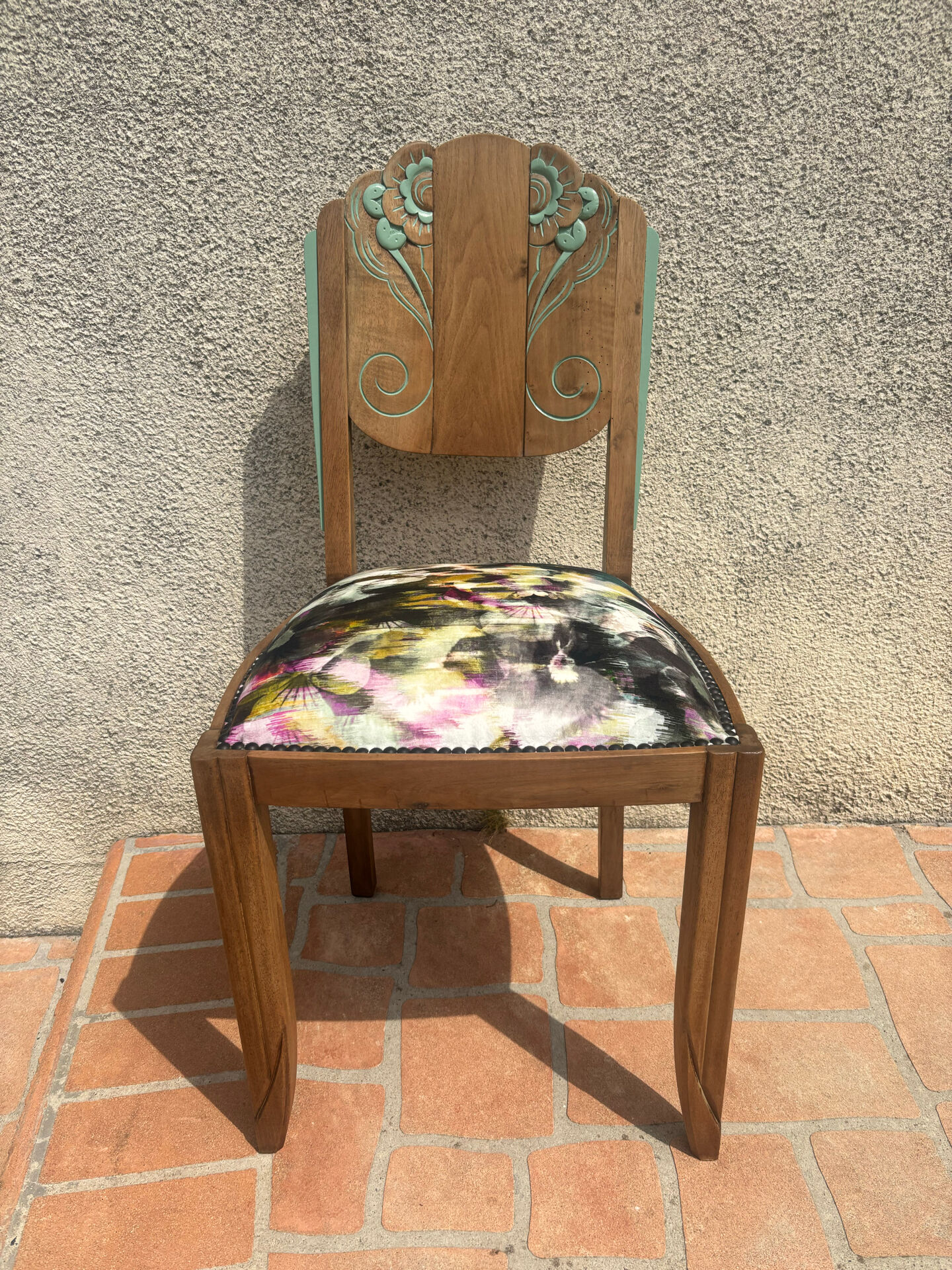 Chaise art nouveau