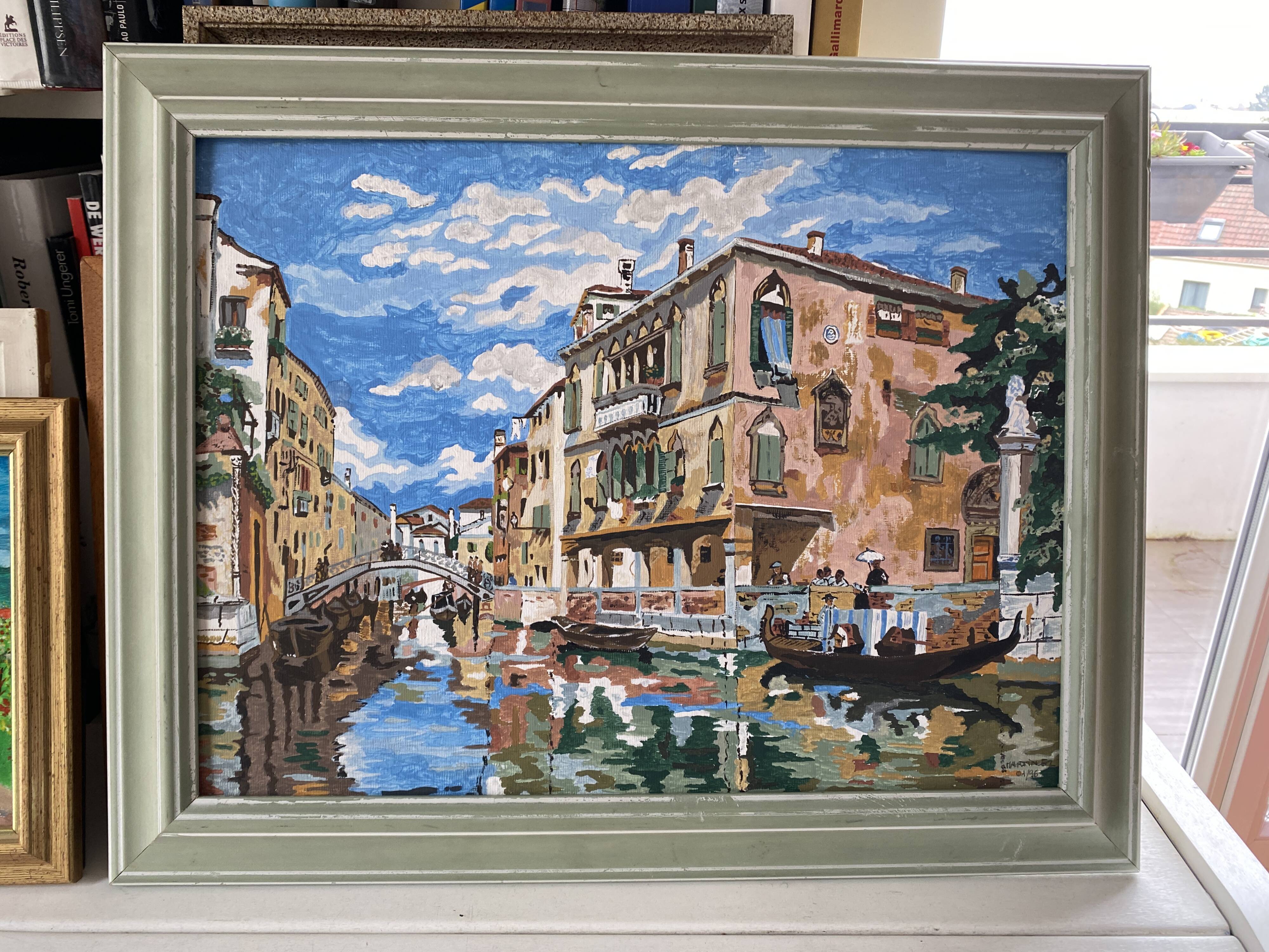 Painting seen from Venice