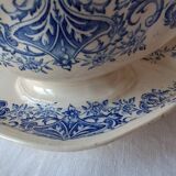 Saucière modèle Aramis de Longchamp. Terre de fer bleu