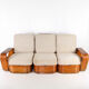Rattan sofa by Paul Frankl