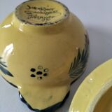 Breton bonbonnière Quimper Henriot – Hand-painted earthenware