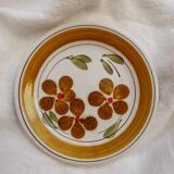 Set of 6 plates, Castellania, yellow flowers