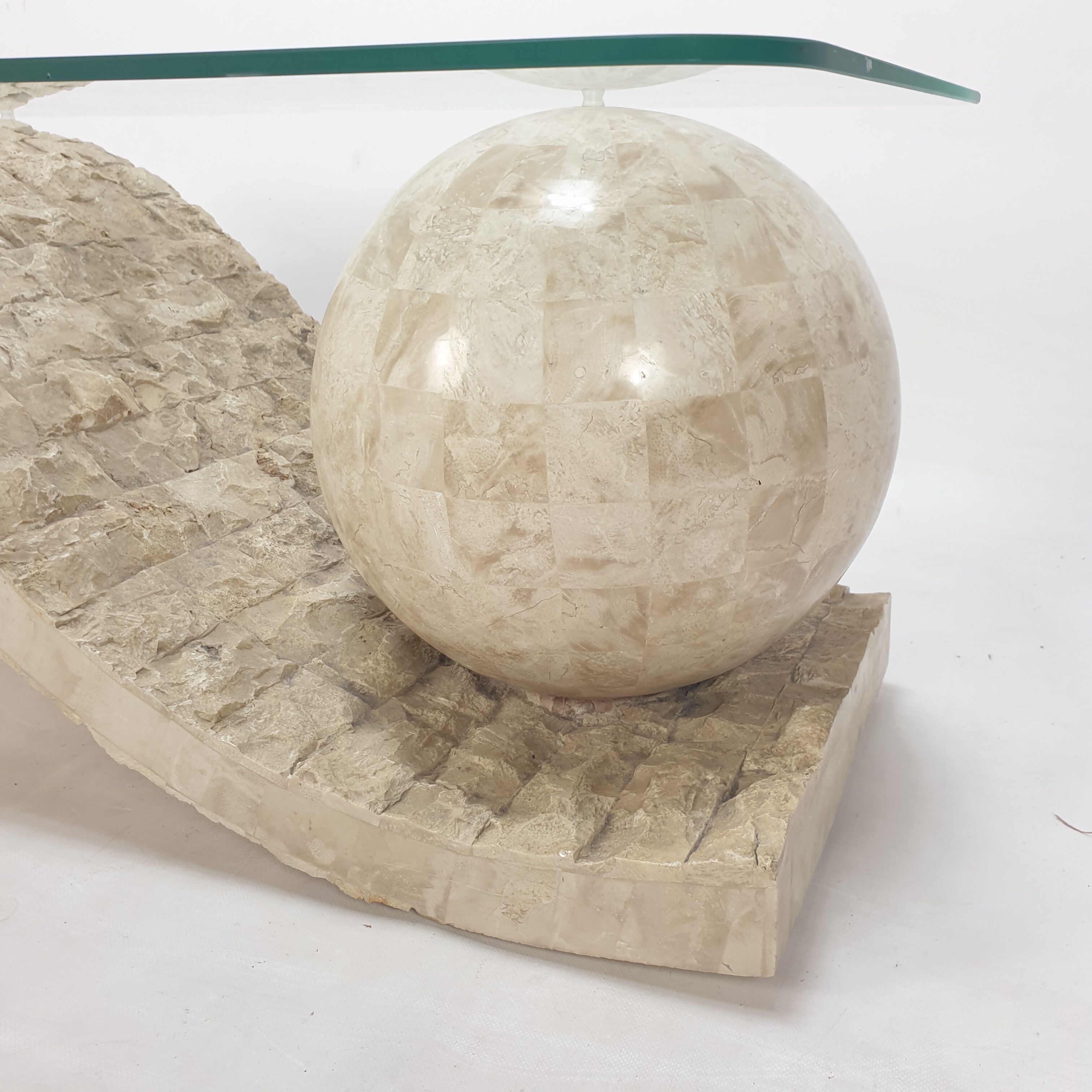 Magnussen Ponte Mactan Stone Coffee Table, 1980s