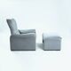 Chaise Maralunga avec repose-pieds par Vico Magistretti pour Cassina, années 1970