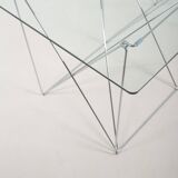 Table à manger minimaliste conçue par Max Sauze, années 1970