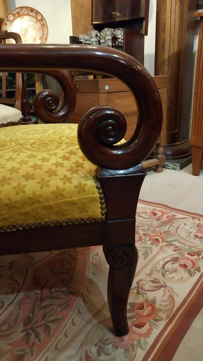 Pair of lacrosse XIX mahogany chairs