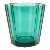 Art Deco vase, crystal, Moser, Czechoslovakia, 1930s