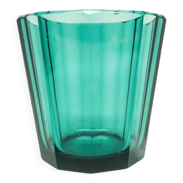 Vase Art Déco, cristal, Moser, Tchécoslovaquie, années 1930