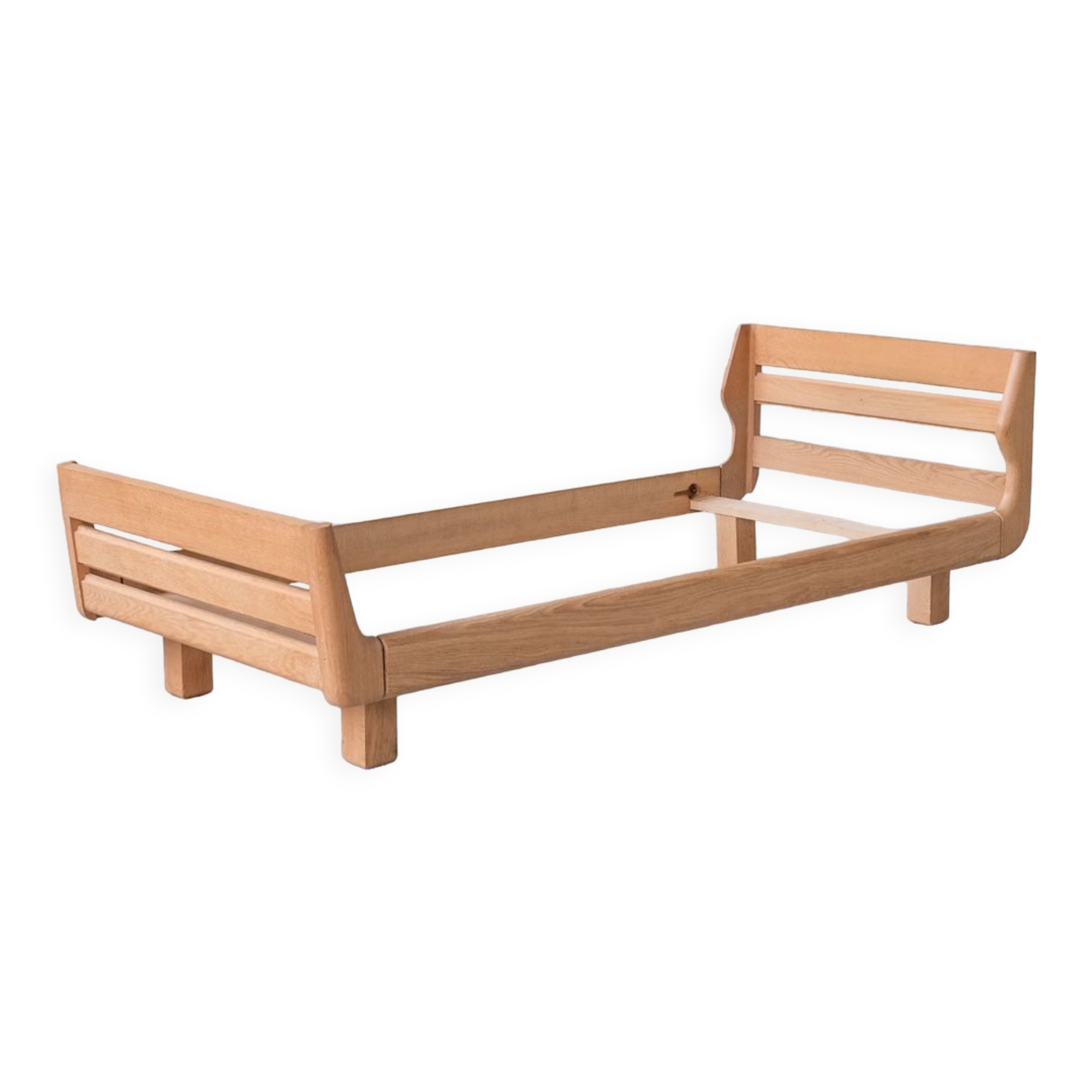 Guillerme et Chambron oak french day bed