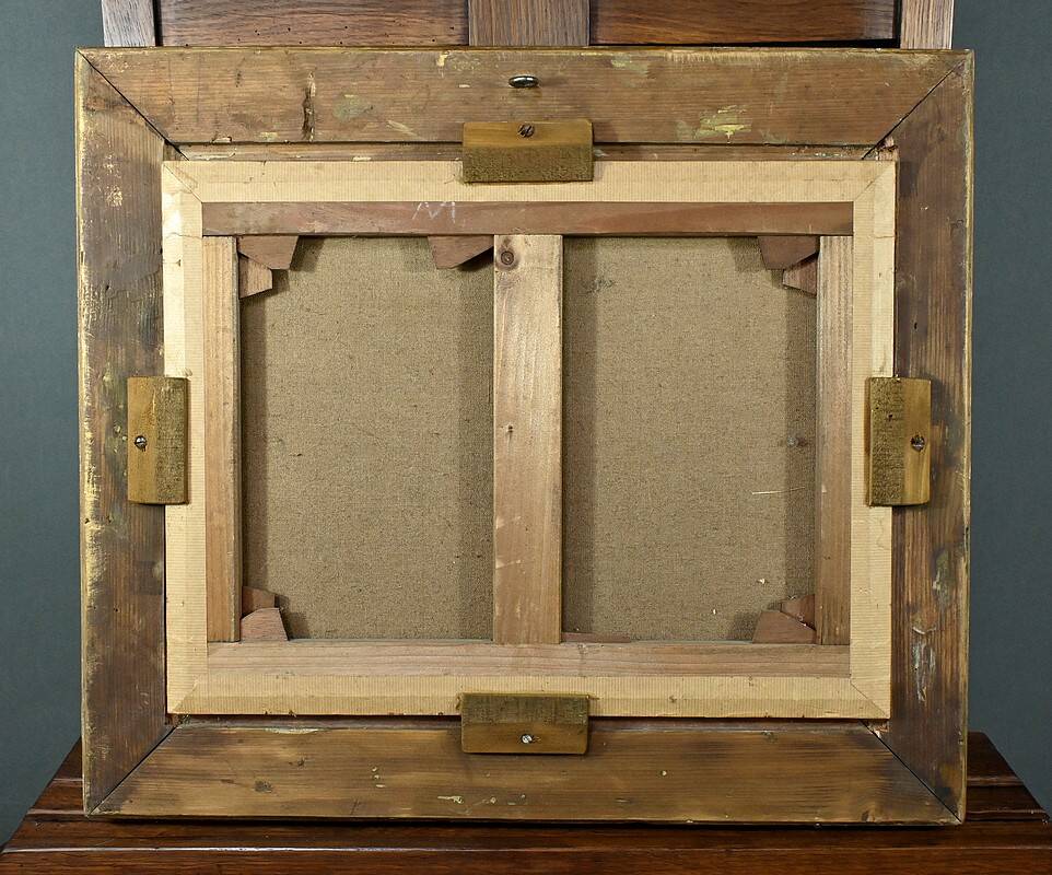 Painting “The Temple of Tivoli”, Italy – Late 19th century