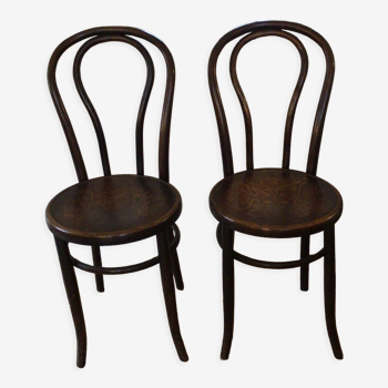 Pair of Fishel bistro chairs