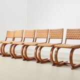 Bas van Pelt Rare Set of 6 Dining Chairs for My Home 1936