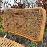 Suite of 4 vintage Chairs model Cesca designed by Marcel Breuer Design