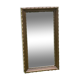 Rustic mirror called brutalist, molded carved natural wood