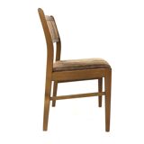Set of 4 Scandinavian beech chairs, Sweden, 1960