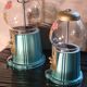 Distributor duo big 37cm and 28cm green metal and gold works in free