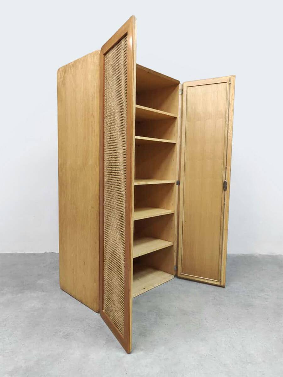 Dutch vintage design cabinet bookcase wardrobe Derk Jan De Vries