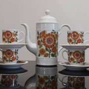 Porcelain coffee service Model Regina Bavaria Germany Vintage70'S
